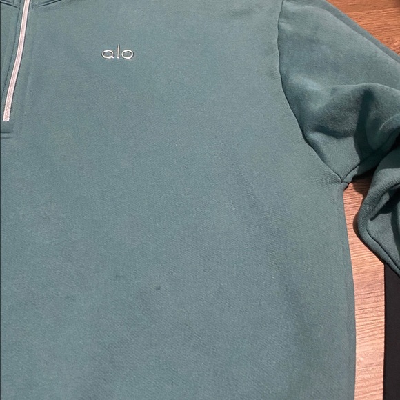Alo Accolade Winter Ivy 1/4 Pullover Sweatshirt size M( see measurements) - Picture 10 of 15